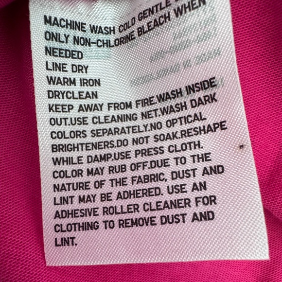 Uniqlo Cotton T shirt dress pink S - Picture 8 of 8